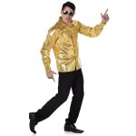 Chemise disco  sequins dors homme
