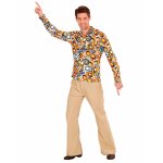 Chemise groovy bubbles annes 70 homme