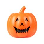 Citrouille lumineuse en plastique grandeur nature 32 cm Citrouille lumineuse en plastique grandeur nature 32 cm