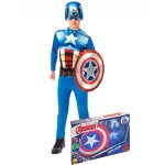 Coffret classique captain america avec bouclier gar�on