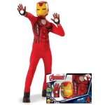 Coffret classique iron man avec gants garon