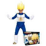 Coffret dguisement super saiyan vegeta dragon ball enfant avec perruque