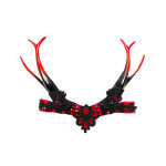 Coiffe gothique avec cornes femme
