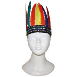 Coiffe indienne colore enfant