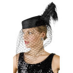 Coiffe veuve noire femme