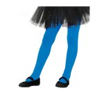 Collants bleus opaques fille