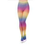 Collants opaques arc - en - ciel femme