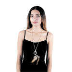 Collier attrape - r�ves blanc adulte