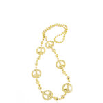 Collier hippie dor adulte