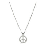Collier hippie effet strass adulte