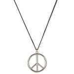 Collier hippie en mtal adulte