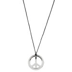 Collier hippie en plastique adulte