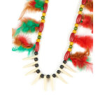 Collier indien  plumes