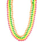 Colliers perles fluo adulte