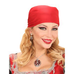 Collier pierre prcieuse rouge pirate femme