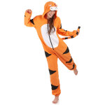 Combinaison  capuche tigre femme