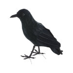 Corbeau plumes noires 20 cm