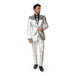 Costume mr. shiny silver homme opposuits