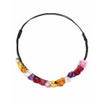 Couronne fleurs multicolores femme
