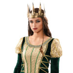 Couronne or vieilli mdival femme