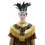 Couronne  plumes aztque adulte