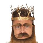 Couronne roi mdival or adulte