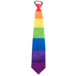 Cravate arc - en - ciel adulte
