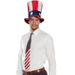 Cravate drapeau amricain adulte