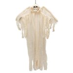 Dcoration ange blanc squelette  suspendre 110cm