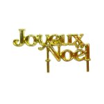 Dcoration pour bche joyeux nol 7 cm