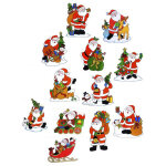 D�coration pour fen�tres p�re no�l