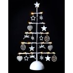 D�coration sapin lumineux blanc 45 cm