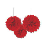 Dcorations  suspendre boule rouge