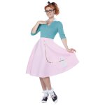 D�guisement 50's rose pour femme