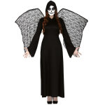 Dguisement ange de la mort ailes dentelles femme