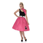 Dguisement annes 50 fuschia femme