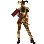 D�guisement arlequin dor� femme