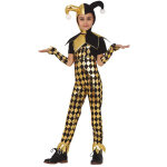 D�guisement arlequin dor� fille