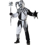 D�guisement arlequin mal�fique noir et blanc