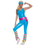 Dguisement barbie arobic femme