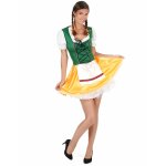 Dguisement bavaroise jaune et verte femme