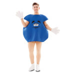 Dguisement de bonbon bleu adulte