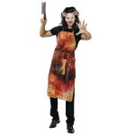 Dguisement boucher ensanglant halloween adulte