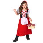 Dguisement chaperon rouge long fille