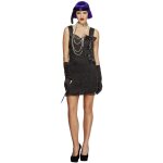 Dguisement charleston avec noeud noir femme