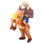 Dguisement cheval gonflable adulte