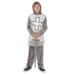 Dguisement chevalier gris garon