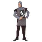 Dguisement chevalier mdival gris homme