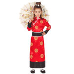 Dguisement chinoise rouge fille