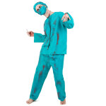 Dguisement chirurgien zombie halloween adulte